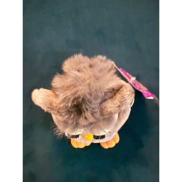 Tiger Electronics Furby Buddies "Done Sleep" Plush Doll Gray 1999 4.5 in Tag - Picture 7 of 9